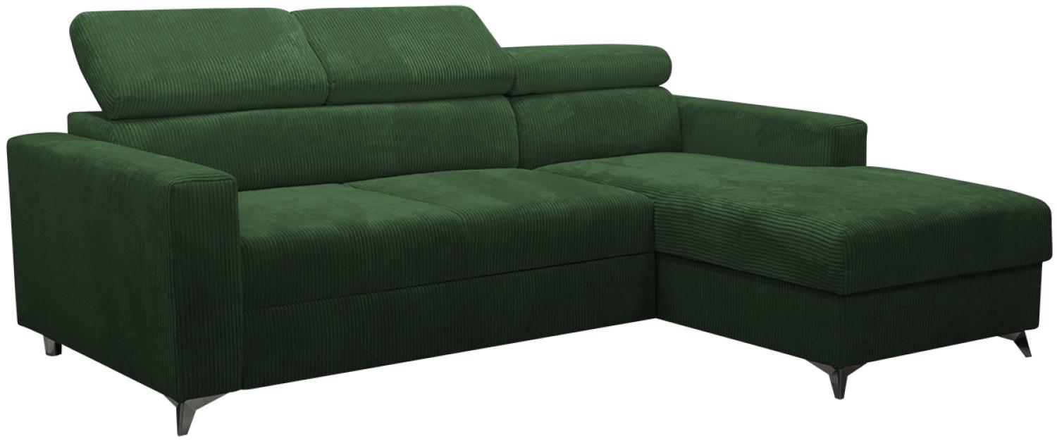Ecksofa Kiarge Premium Cord (Farbe: Poso 14, Seite: Rechts 2R+LC) Bild 1