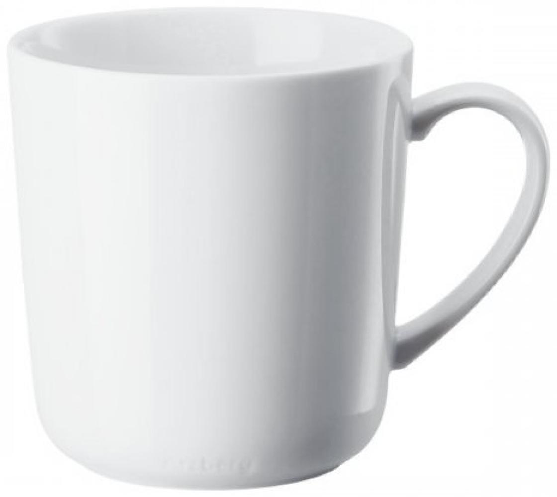 Arzberg Form 1382 Henkelbecher, Becher mit Henkel, Kaffeebecher, Kaffeetasse, Kaffee Tasse, White, Porzellan, 420 ml, 41382-800001-15571 Bild 1