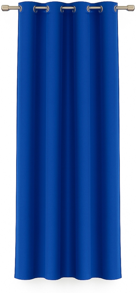 Bestlivings Blickdichte, Gardine mit Ösen, in vielen Größen und Farben 140x225 cm Blau Bild 1