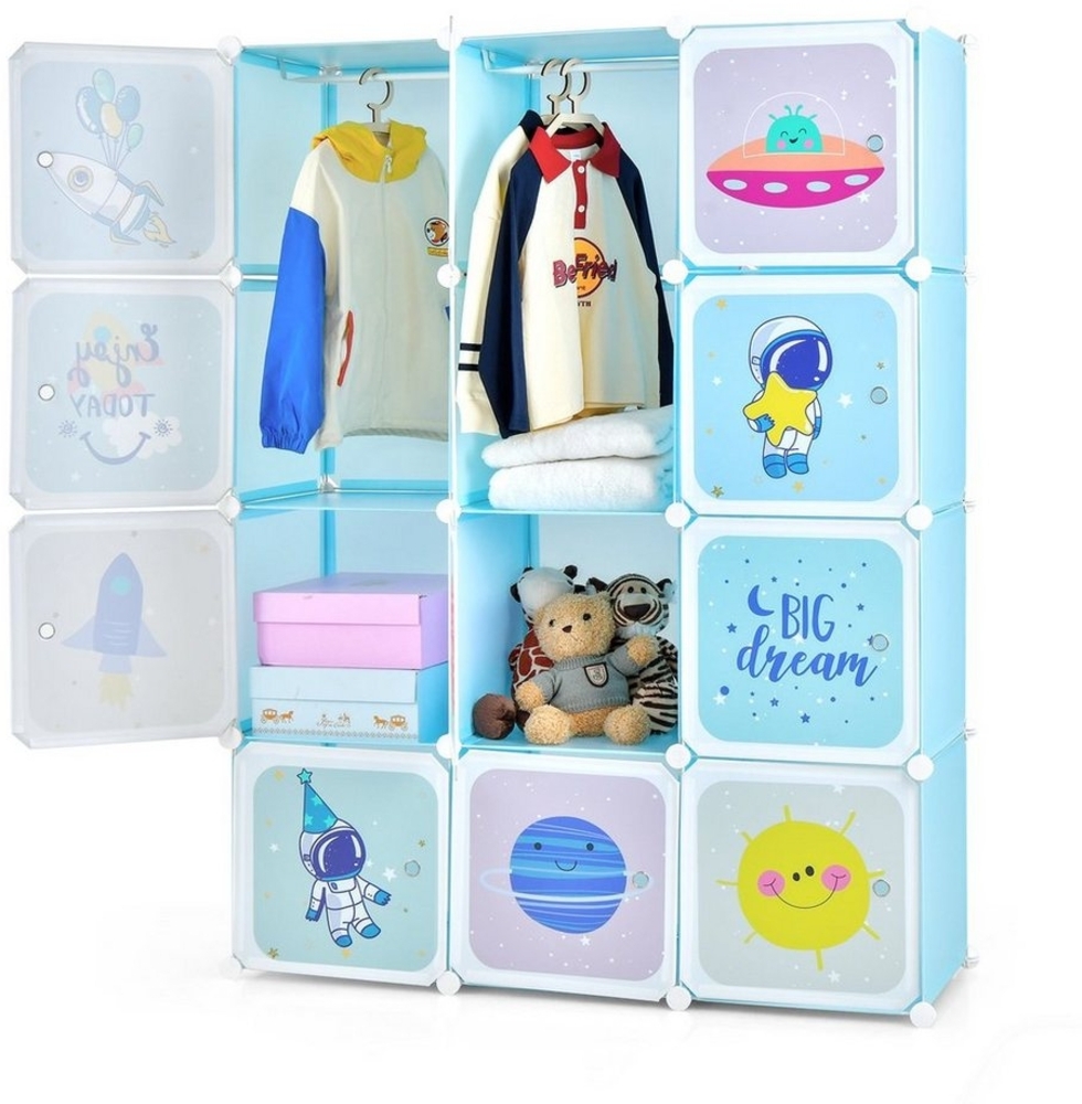 COSTWAY Kinderkleiderschrank Bild 1