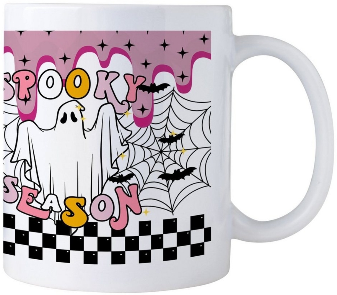 Giftandprint Tasse Spooky Season lustige Kaffeetasse als Geschenk zum Weihnachten, Spülmaschinengeeignet, Mikrowellengeeignet, mit Geschenkbox Bild 1