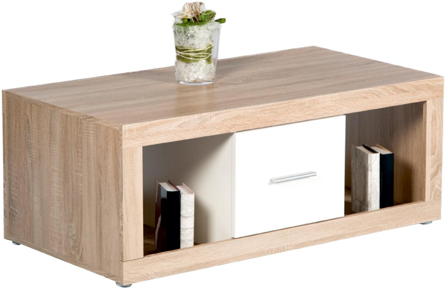 Couchtisch >Lisetta< in Sonoma-Eiche - 115x48,6x60cm (BxHxT) Bild 1