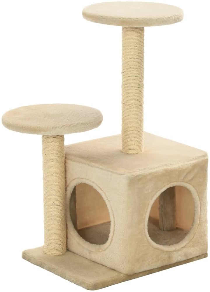 vidaXL Katzen-Kratzbaum Sisal 60 cm Beige 170519 Bild 1