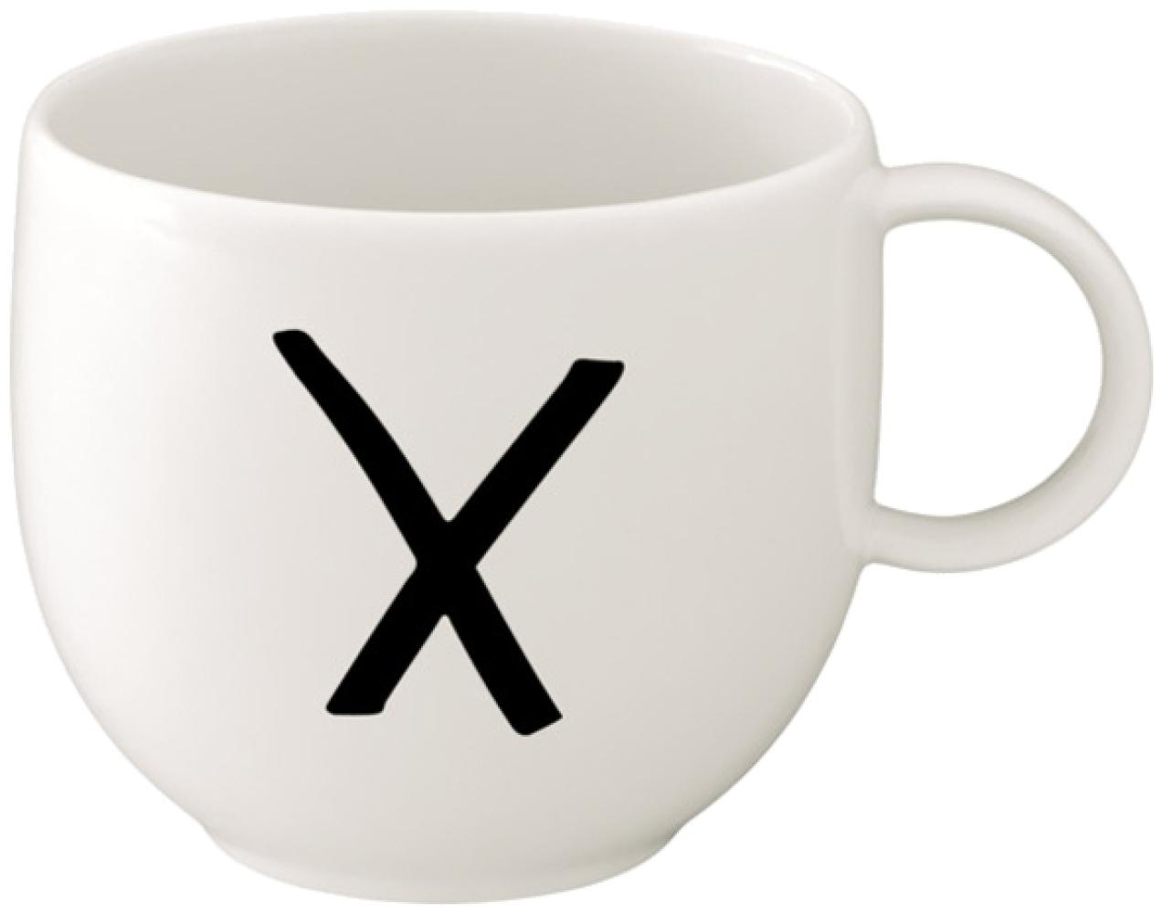 like. by Villeroy & Boch LETTERS Kaffeebecher 'X' 330 ml - A Bild 1