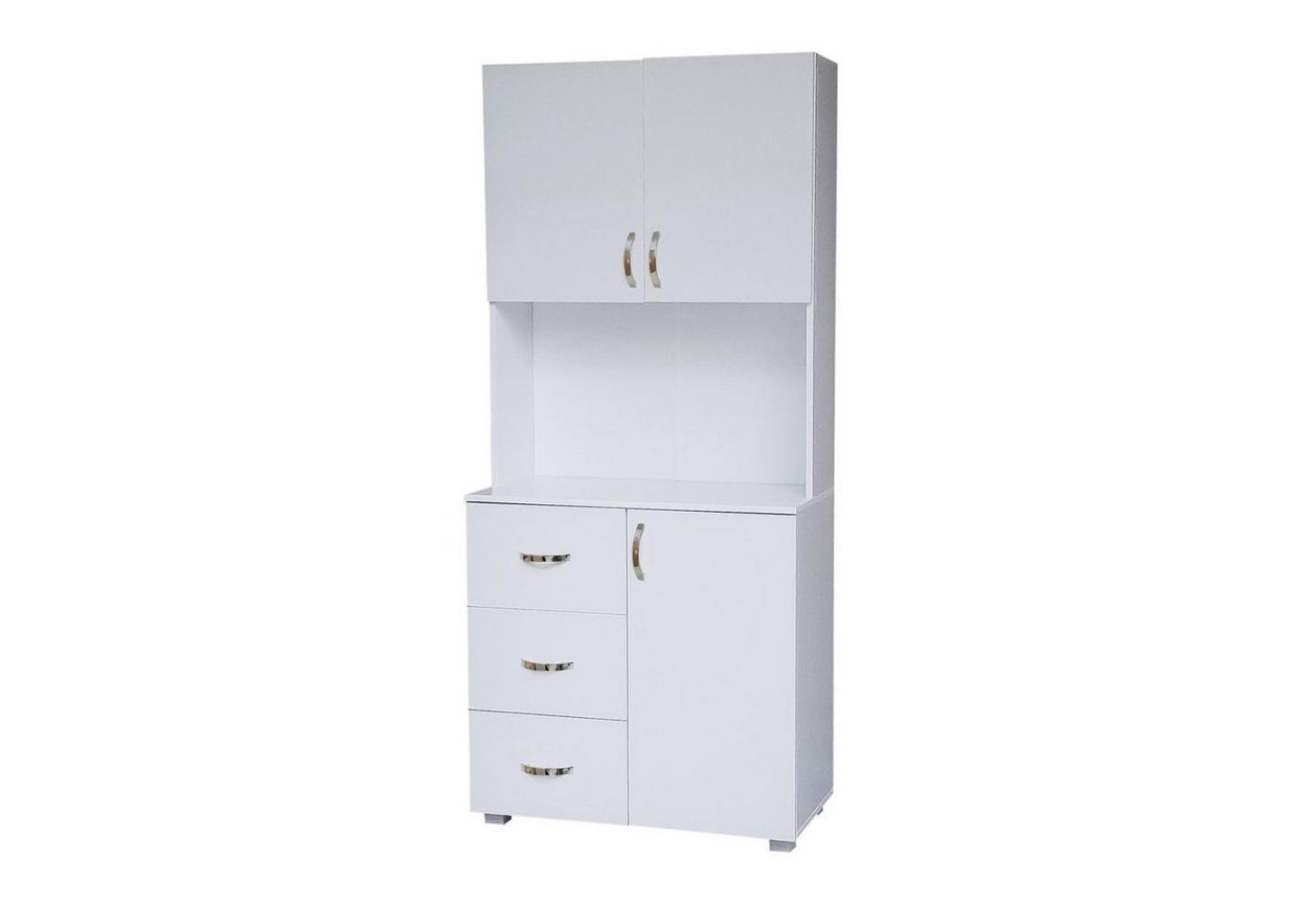 HTI-Living Hochschrank Küchenschrank Weiß Blanca (Stück, 1x Schrank Blanca, ohne Dekoration) Küchenbuffet Hochschrank Bild 1