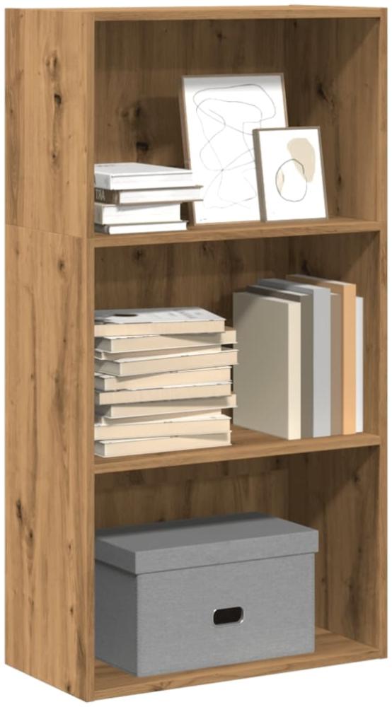 vidaXL Bücherregal Artisan-Eiche 60x30x114 cm Holzwerkstoff 857907 Bild 1