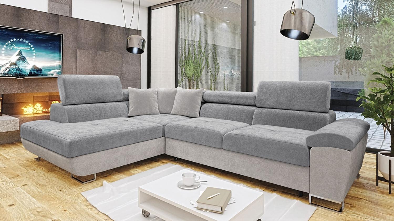 Ecksofa Cotere Premium, Seite: Links, Farbe: Rinaldi 15 + Rinaldi 13 + Rinaldi 15 Bild 1