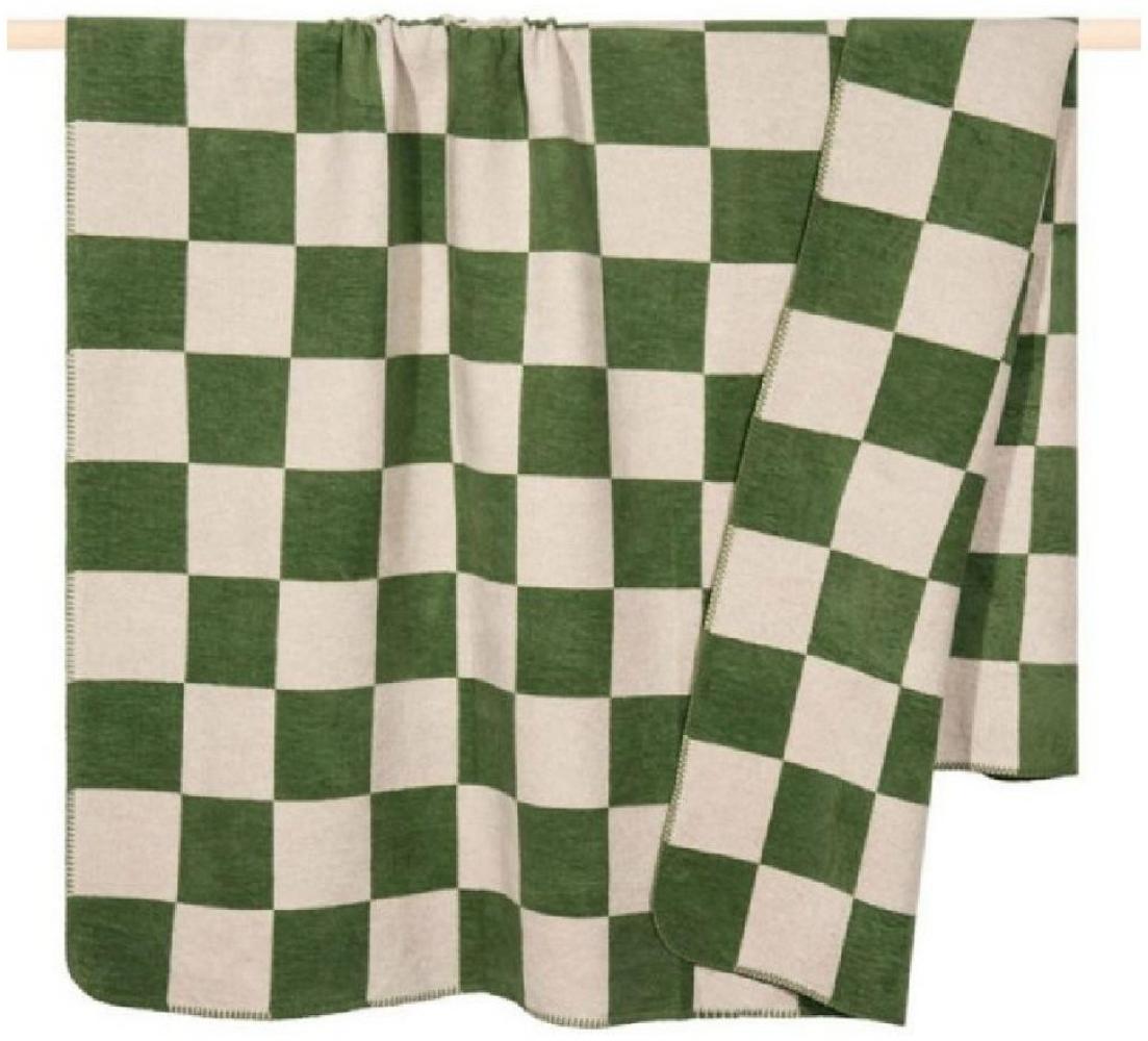 pad Decke Chess Karomuster Sand Green (150x200cm) 11809-X163-1520 Bild 1