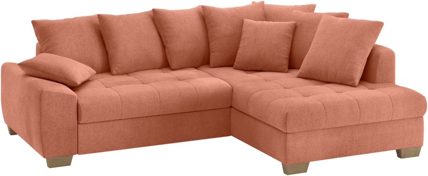 Mr. Couch Ecksofa Nikita II, L-Form, Wahlweise mit Kaltschaum, EasyBett, Bettkasten Bild 1