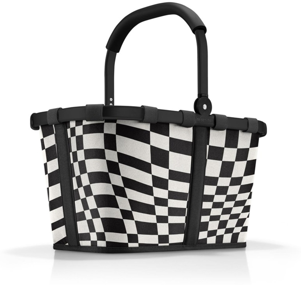 Reisenthel carrybag frame op-art - Schwarz - Weiß Bild 1