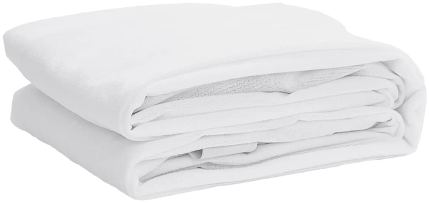 vidaXL Matratzenschoner Weiß 180x200 cm Wasserdicht 4100173 Bild 1