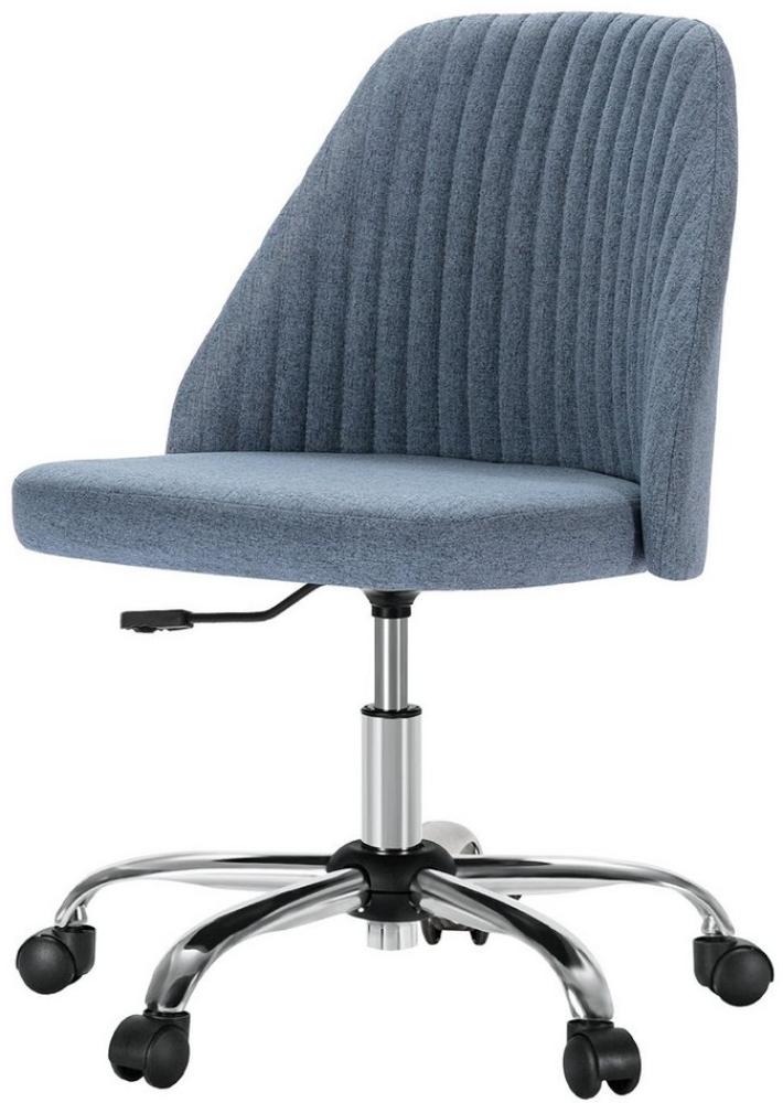 DUMOS Bürostuhl ergonomischer ohne Armlehnen Schreibtischstuhl office chair Drehstuhl, höhenverstellbarer Bürostuhl Bild 1