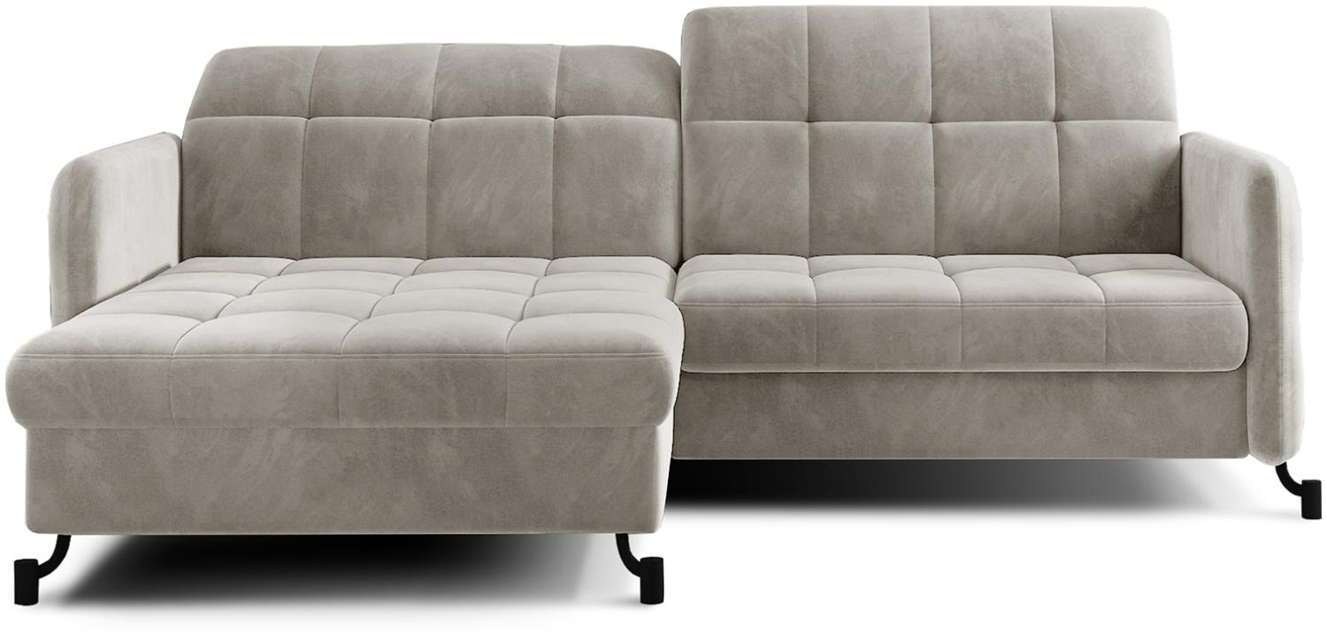 Lorelle, Ecksofa, Eckcouch, Beige Bild 1