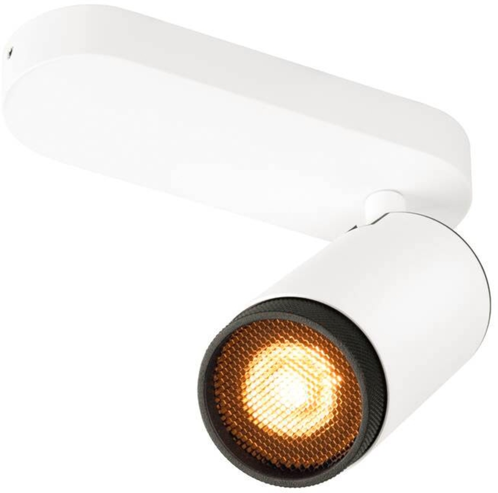 SLV GRIP! L, SPOT CL, single, QPAR51, Deckenaufbauleuchte, zylindrisch, 1 x max. 6 Watt, weiß - Wand- und Deckenleuchten Bild 1