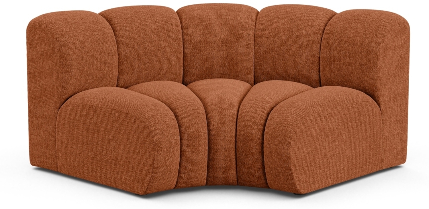 Micadoni rundes Eckmodul Lupine Chenille Eden Ziegel Bild 1