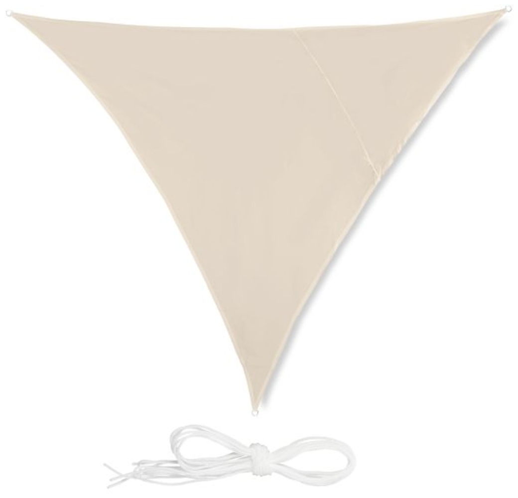 Sonnensegel Dreieck beige Bild 1