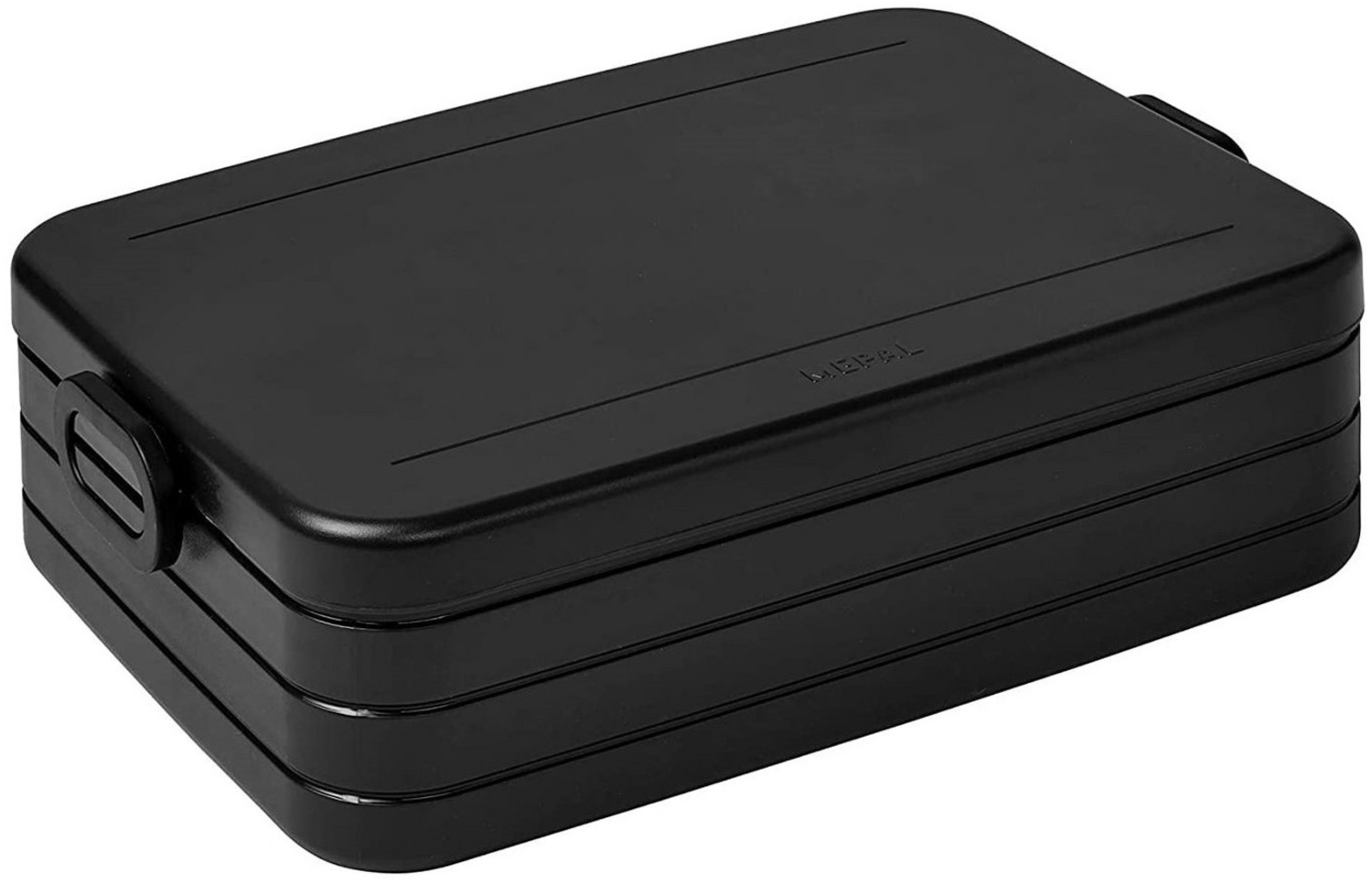 Mepal - Lunchbox Take A break large - Brotdose mit Trennwand - Geeignet fur bis zu 8 butterbrote - 1500 ml - Nordic black Bild 1