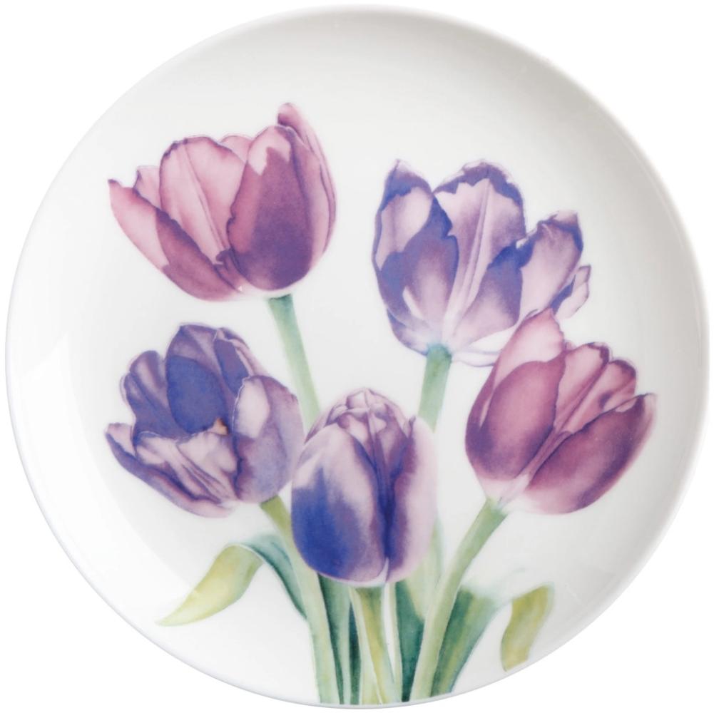 Maxwell & Williams JY0048 Teller Tulpe FLORIADE Bone China Porzellan, in Geschenkbox Bild 1