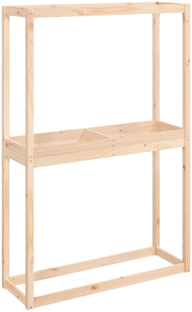 vidaXL Reifenregal 120x40x180 cm Massivholz Kiefer 825003 Bild 1
