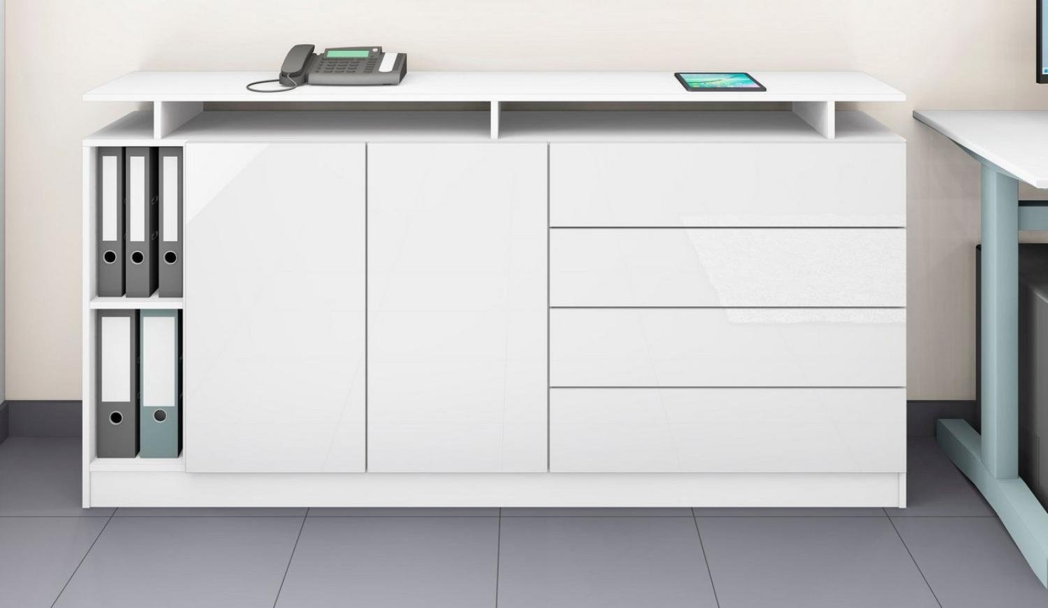 borchardt Möbel Sideboard Vaasa, moderne grifflose Optik, mit Push-to-Open-Funktion Bild 1