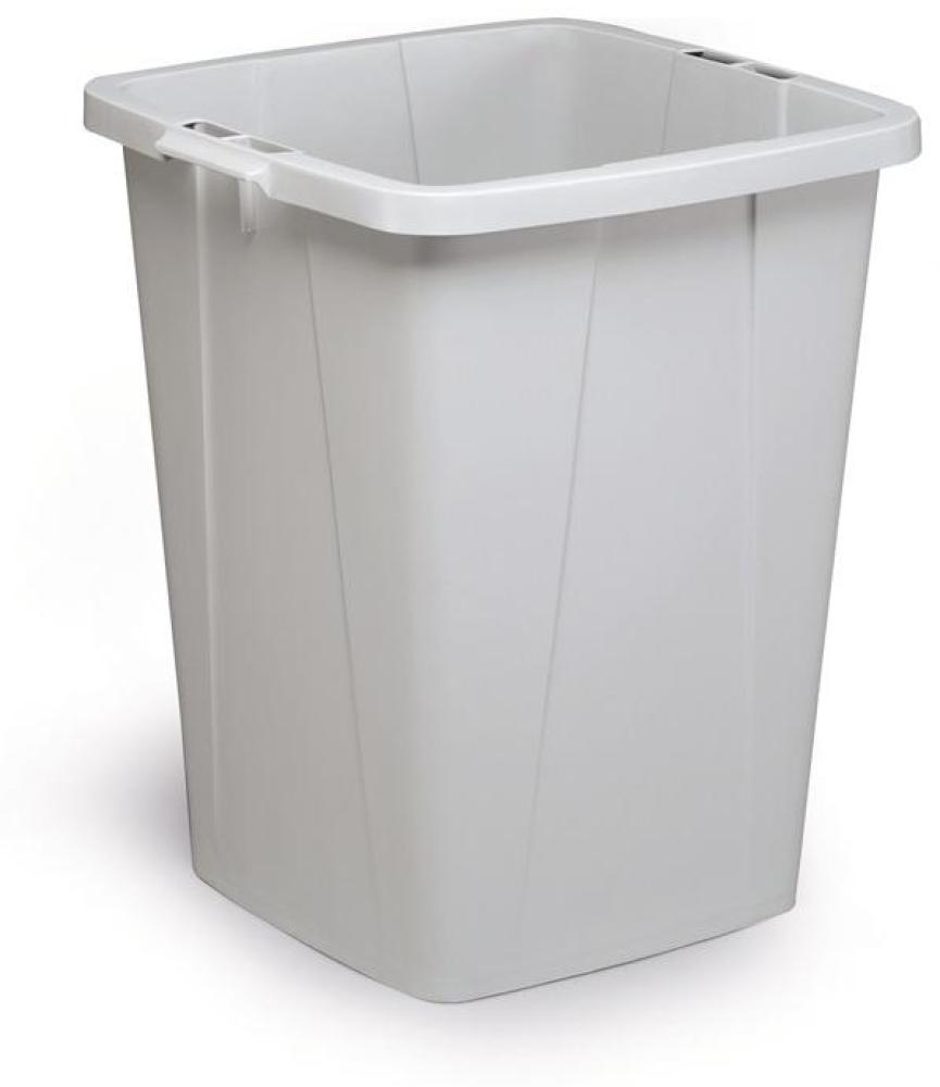 DURABLE Wertstoffsammler 90 l H610xB520xT490mm grau ohne Deckel Bild 1