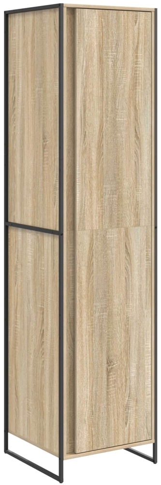 vidaXL Warderobe mit Tür 2 pcs Sonoma 50 x 50 x 200 cm Holzwerkstoff 3403017 Bild 1