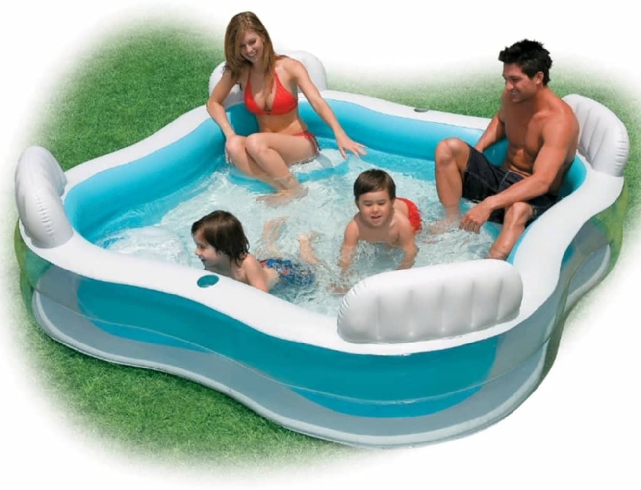 Intex Swim Center Familien-Planschbecken Aufblasbar 56475NP 3202733 Bild 1