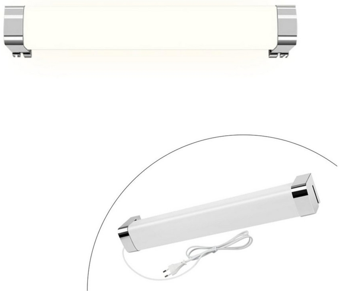 Nettlife LED Spiegelleuchte Spiegelleuchte zimmer Wandleuchte 37cm, LED fest integriert, Neutralweiß Bild 1