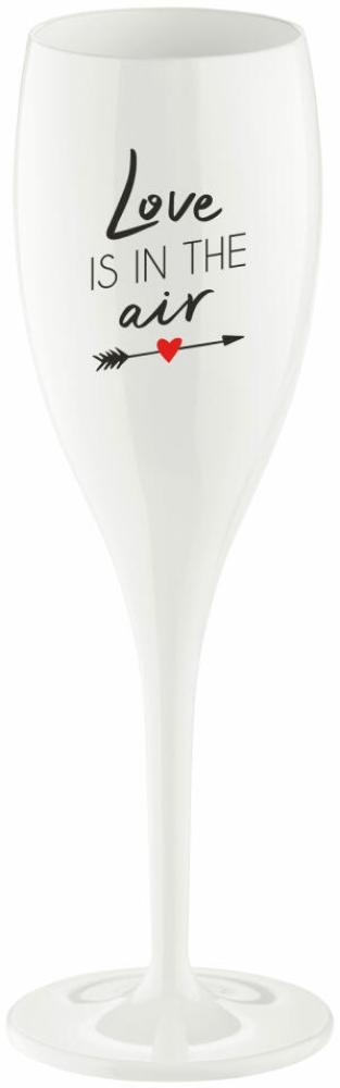 Koziol Sektglas Cheers No. 1 Love Is In The Air, Kunststoff, Cotton White, 100 ml, 3918525 Bild 1