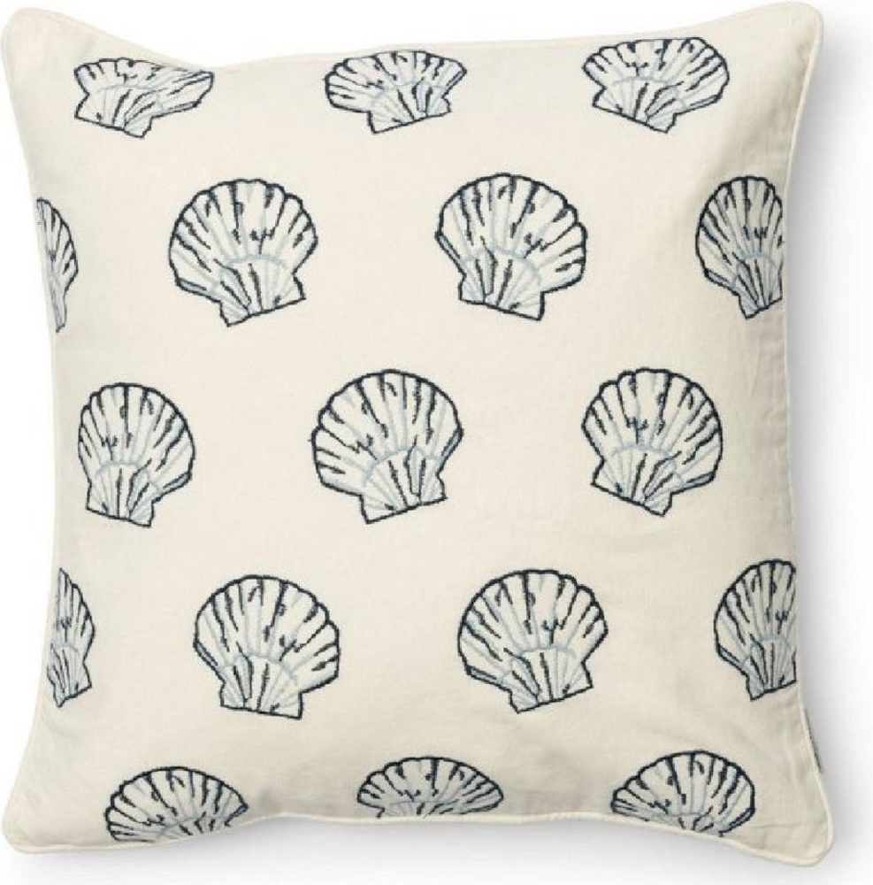 Rivièra Maison Kissenhülle Kissenhülle Muschel Kefalos Pillow Cover (50x50cm) Bild 1