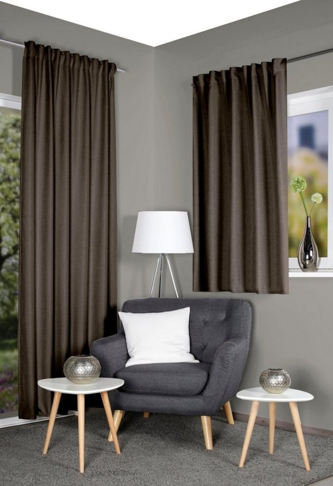 HOME WOHNIDEEN Eskamio 145 x 135 cm 1x Thermoschal Braun Bild 1
