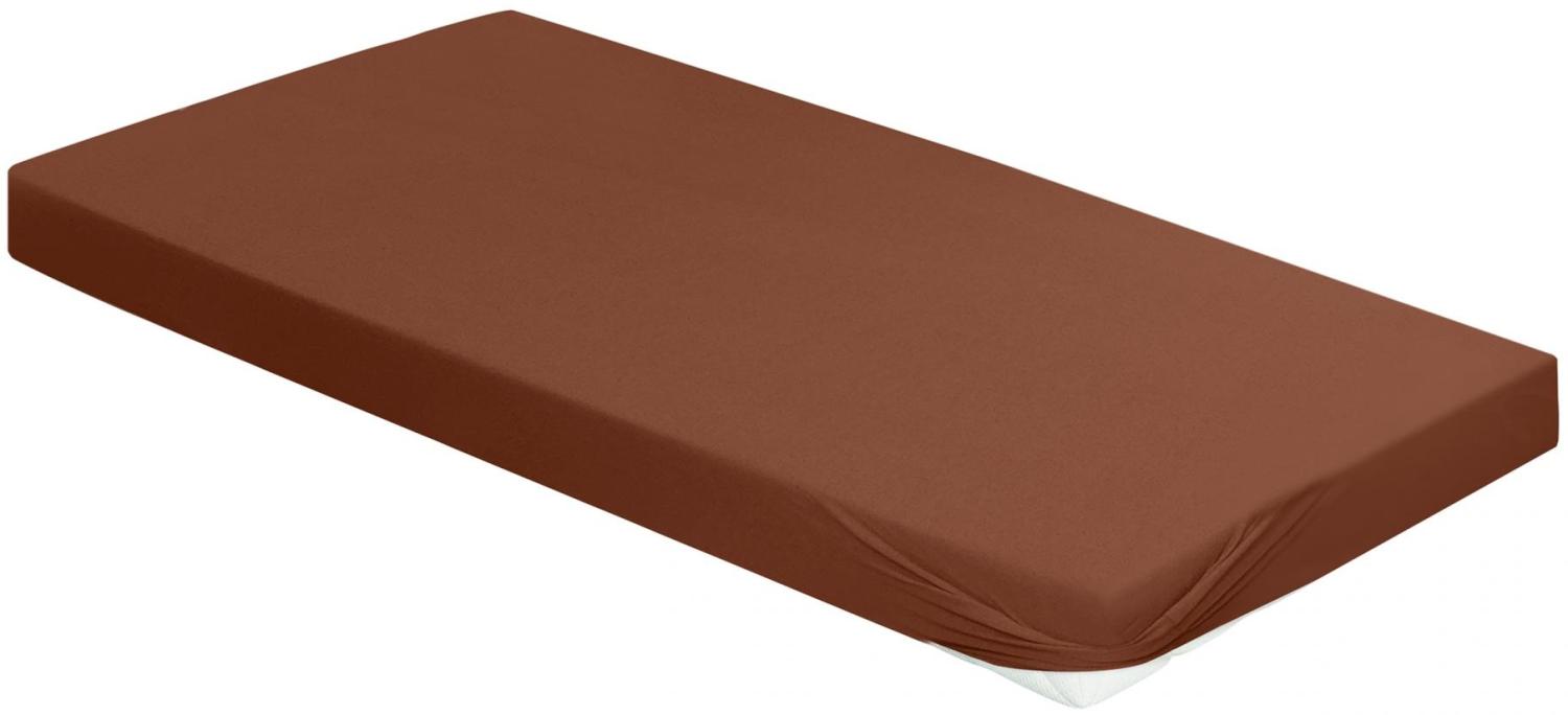 Irisette Mako-Jersey Betttuch Jupiter 0008 camel 100x200 cm 8-83 camel Bild 1