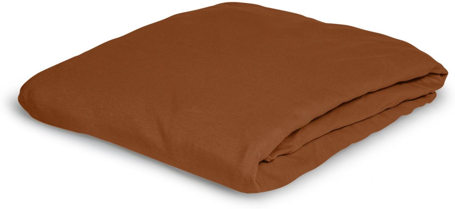 Irisette Mako-Jersey Betttuch Jupiter 0008 camel 100 x 200 cm 8-83 camel Bild 1