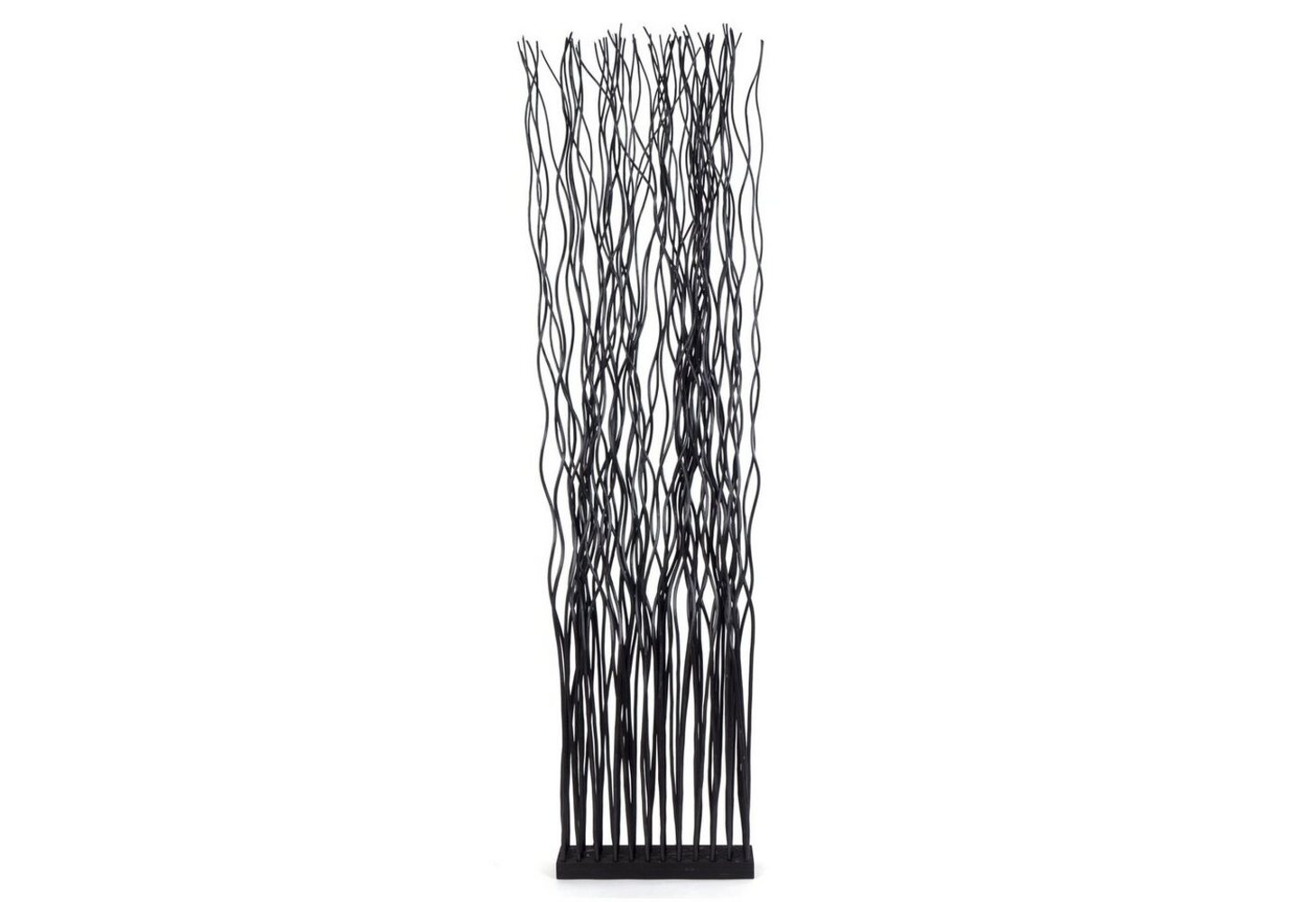 DESIGN DELIGHTS Paravent RAUMTEILER "WAVE", Weidenholz, 170x40cm (HxB), Paravent, Trennwand Bild 1