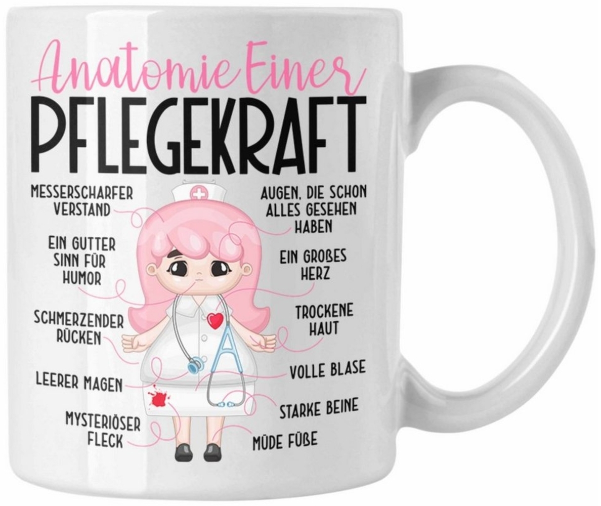 Trendation Tasse Pflegefachkraft Tasse Geschenk Anatomie Einer Pflege Frauen Pflegerin Bild 1