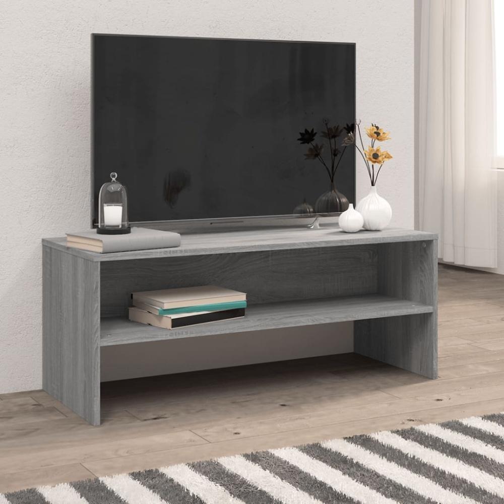 vidaXL TV-Schrank Grau Sonoma 100x40x40 cm Holzwerkstoff Bild 1