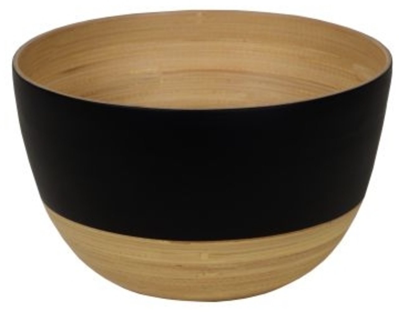 albert L. Bambus Schüssel 22x14 cm schwarz Bild 1
