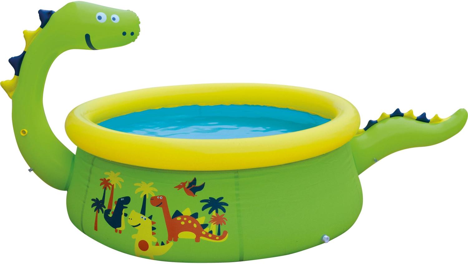 SunClub Planschbecken 3D Wassersprühender Dino Pool 175 x 62 cm Bild 1