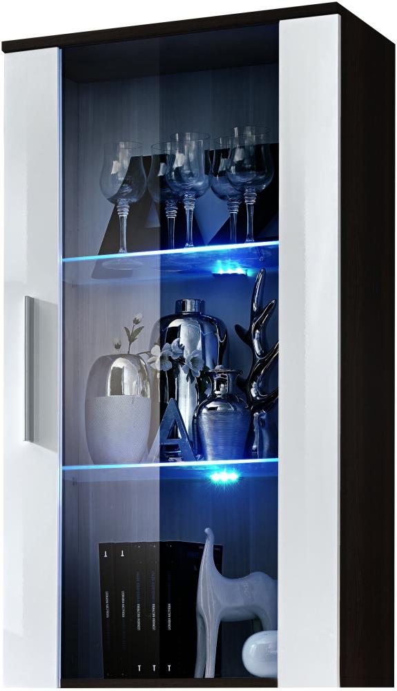 99rooms NAO II rechts Vitrine 110x60x29 Wenge Weiß Bild 1