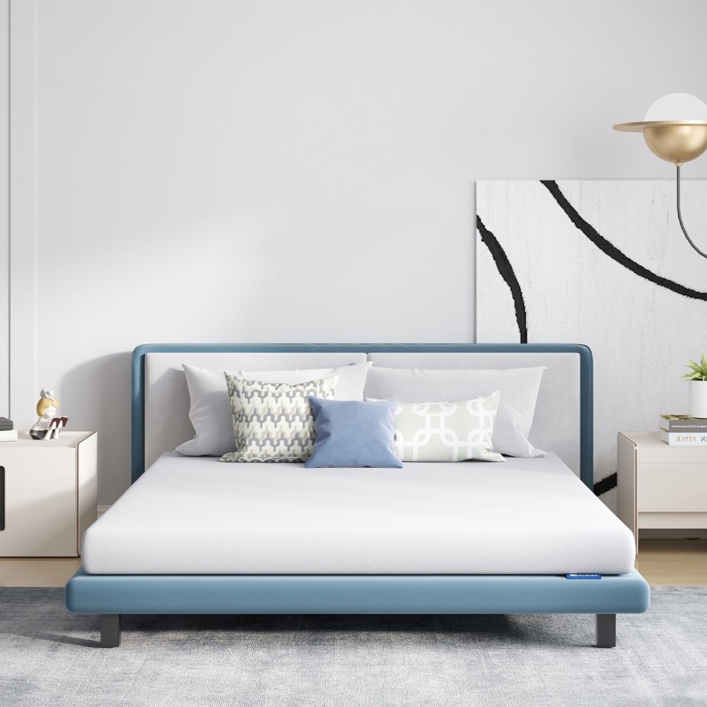 Avenco Schaumstoffmatratze 150x190, Gel-Gedächtnis-Schaumstoffmatratze, Wendematratze, super atmungsaktiv, CertiPUR-US geeignet für Kinder und Erwachsene Bild 1