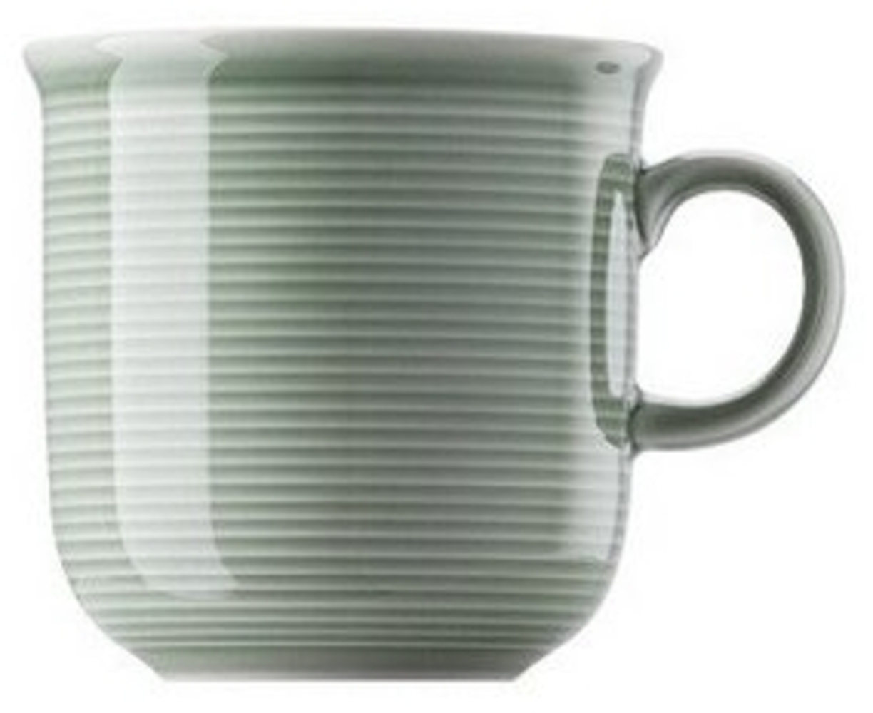 Becher mit Henkel groß Trend Colour Moss Green Thomas Porzellan Becher - Mikrowelle geeignet, Spülmaschinenfest Bild 1