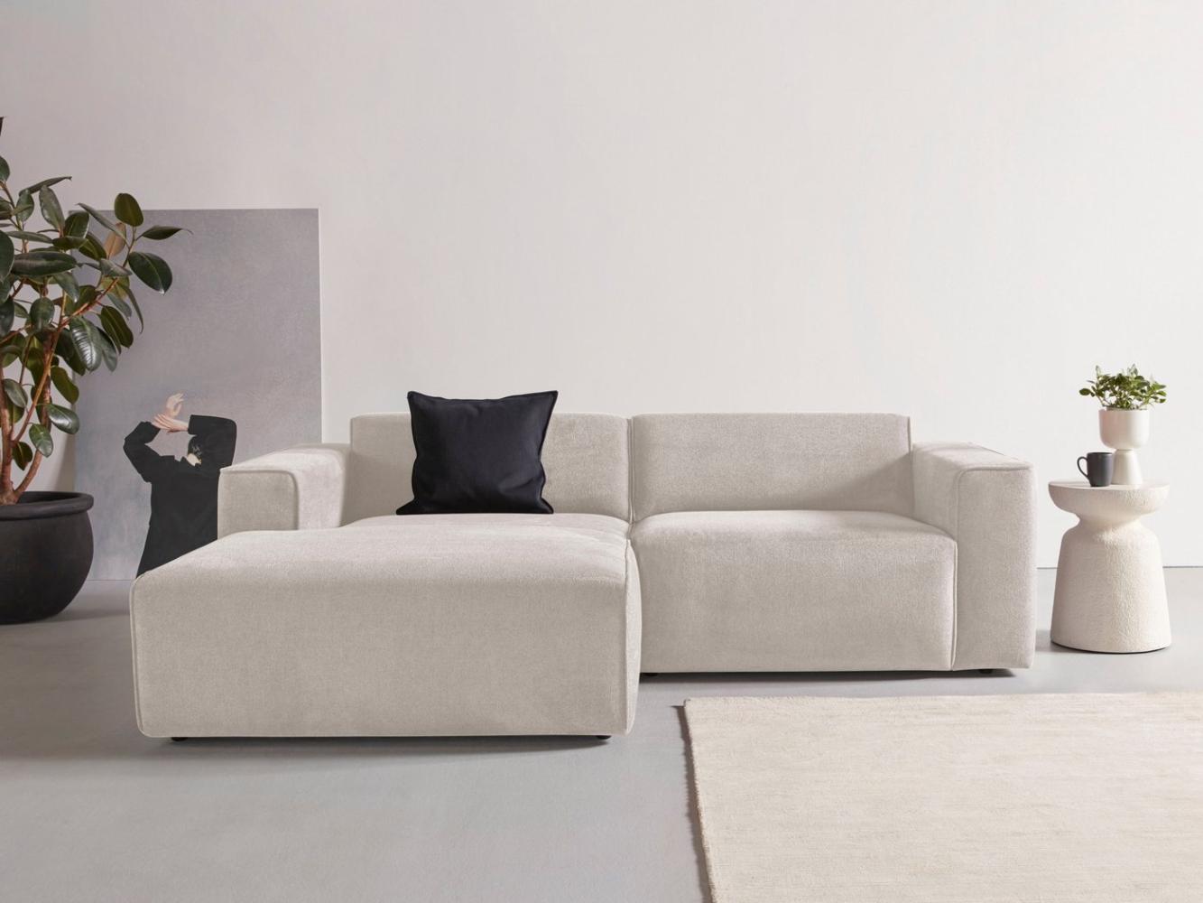 andas Ecksofa Noord, mit Kedernaht, Breite 234 cm, Cord, Struktur, Webstoff Bild 1