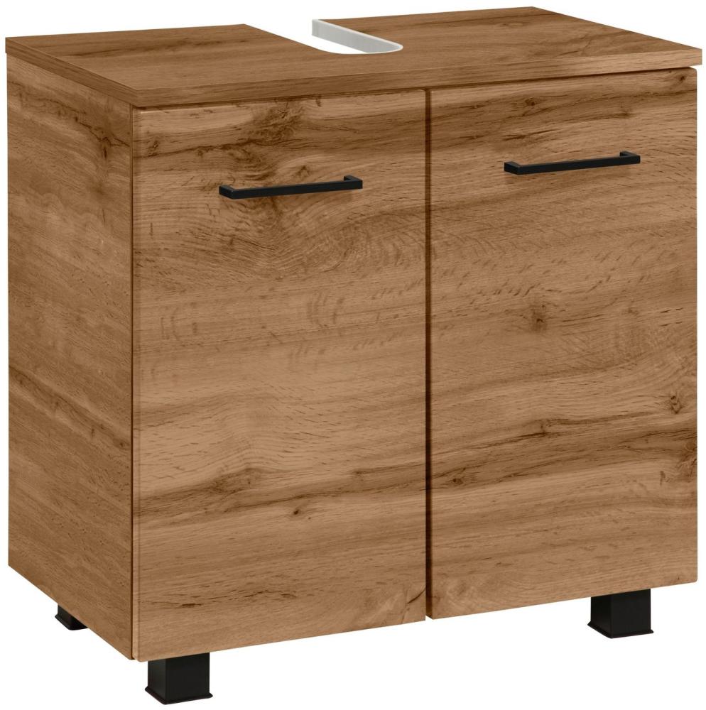 welltime Waschbeckenunterschrank Trento, verschiedene Ausführungen und Farben Badmöbel, Breite 60cm, Badezimmerschrank Beckenunterschrank WBU Bild 1