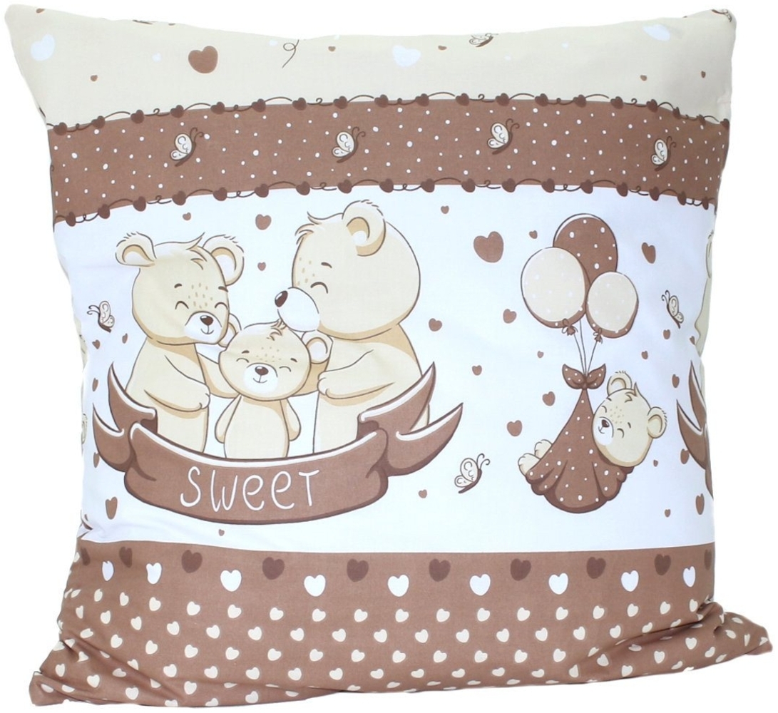 Primawela Kissenbezüge Baby Kinder Kissenbezug 80 x80 cm Kissenhülle Bezug für Kissen Bild 1