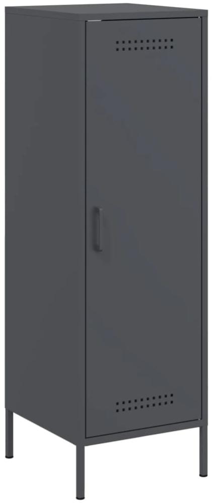 vidaXL Highboard Anthrazit 36x39x113 cm Stahl 843008 Bild 1