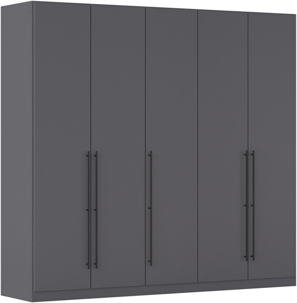rauch Kleiderschrank Drehtürenschrank Schrank Garderobe Wäscheschrank Schlafzimmer AVOLA (in 3 verschiedenen Ausstattungen BASIC/CLASSIC/PREMIUM) mit hochwertigen Stangengriffen in Schwarz aus Metall MADE IN GERMANY Bild 1