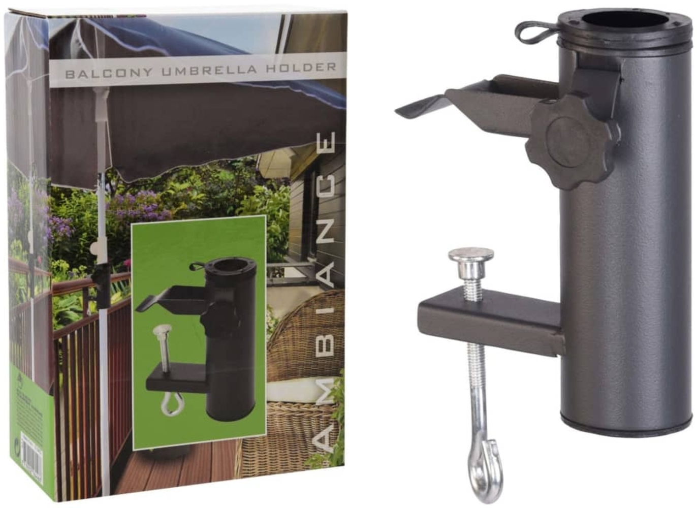 ProGarden Sonnenschirmhalter für Balkon 436117 Bild 1