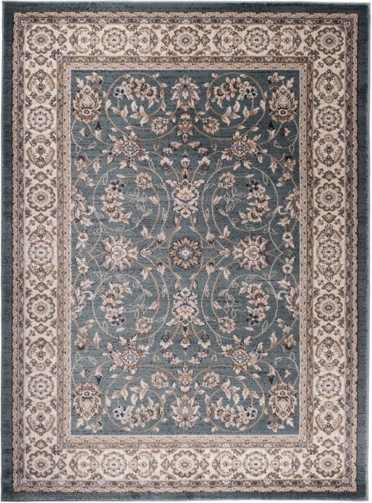 Mazovia Orientteppich Oriente Teppich - Traditioneller Teppich Orient Blau, 60x100 cm, Geeignet für Fußbodenheizung, Pflegeleicht, Wohnzimmerteppich Bild 1