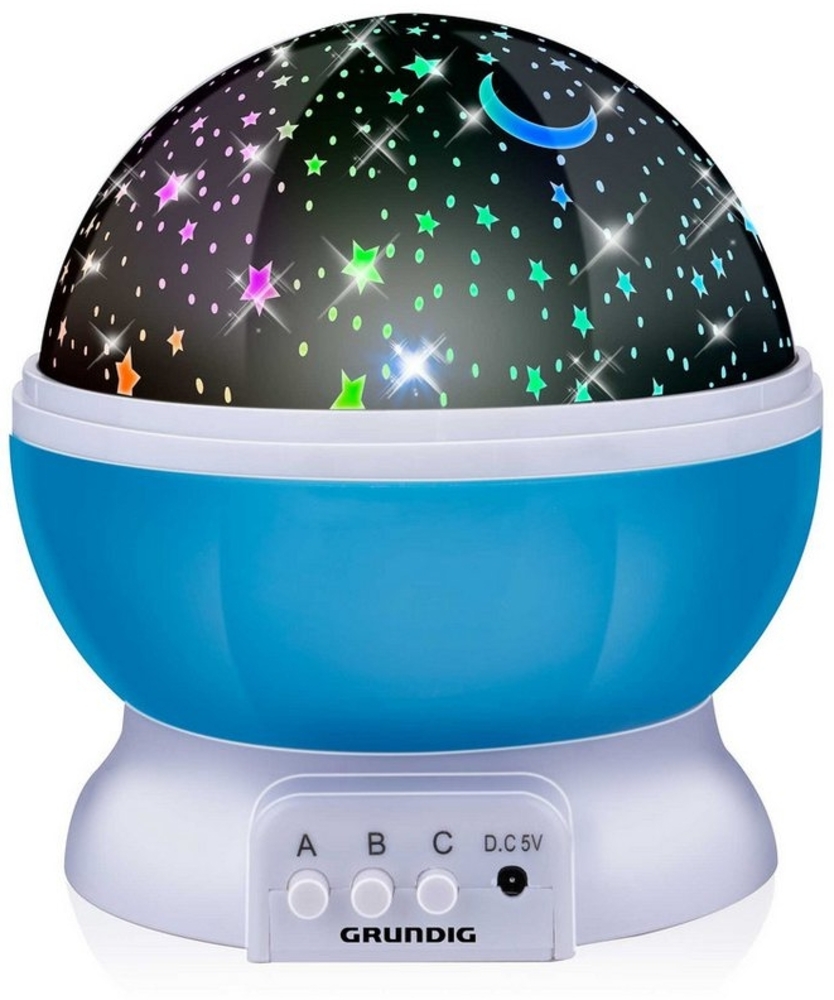 Grundig LED Nachtlicht Sternenprojektor, LED fest integriert, Sternenhimmel Projektor Bild 1