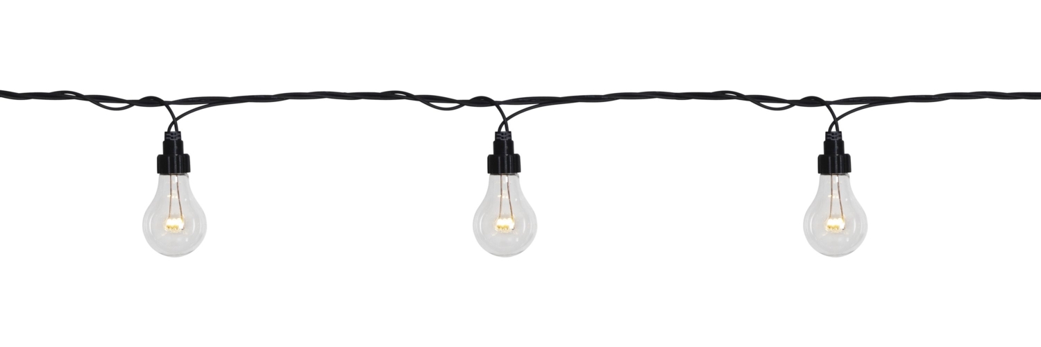 System LED "Lichterkette 5m 10 Birnen" warmweiß Bild 1